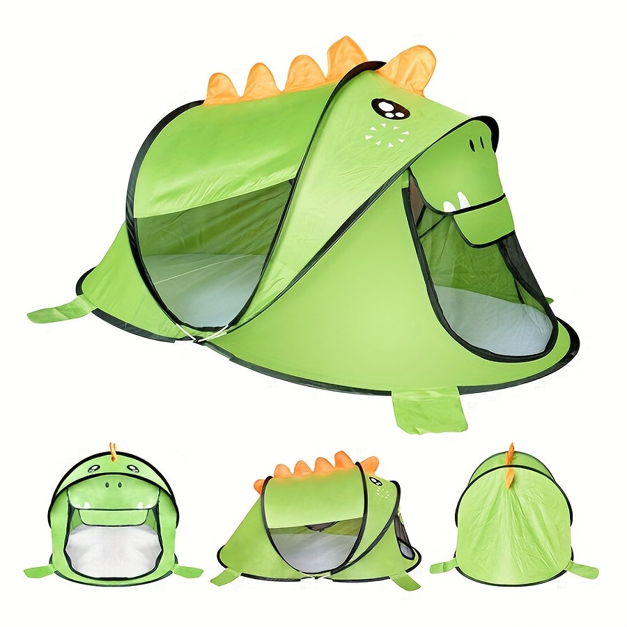 Set pop-up speeltenten voor kinderen met dinosaurussen, haaien en beren met UPF 50 zonbescherming – Ademend en draagbaar voor baby's en peuters