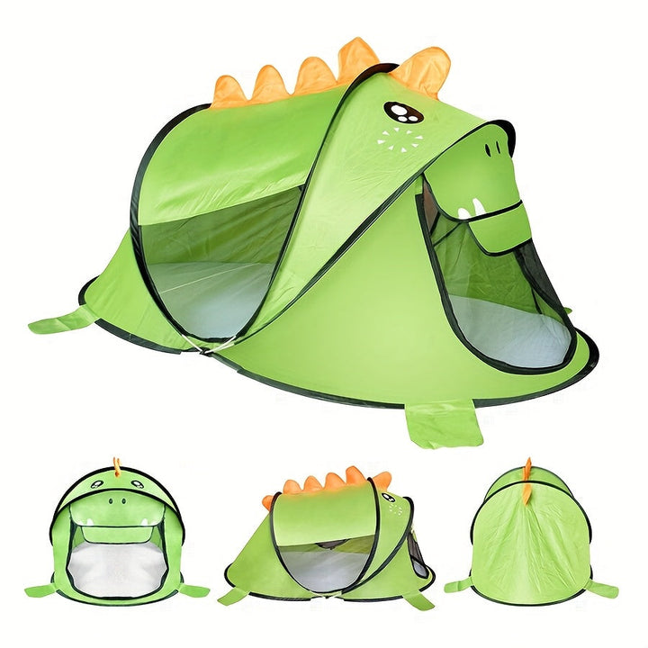 Set pop-up speeltenten voor kinderen met dinosaurussen, haaien en beren met UPF 50 zonbescherming – Ademend en draagbaar voor baby's en peuters