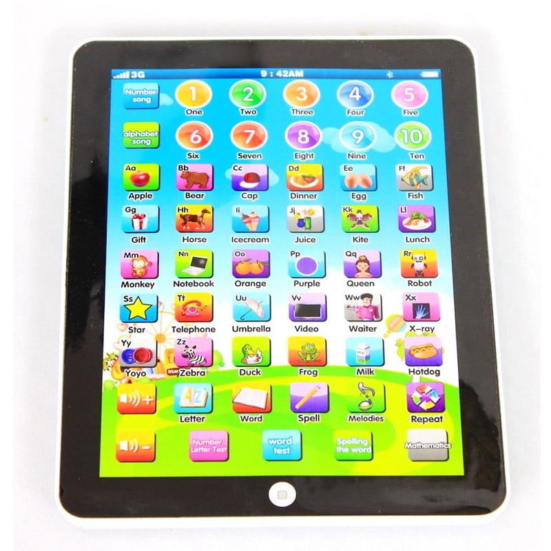 Interactieve Lerentablet voor Kinderen met Geluiden, Kleuren en Quizfunctie – 7,5 Inch