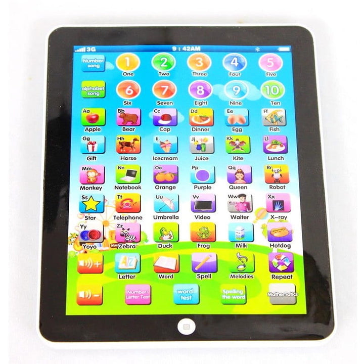 Interactieve Lerentablet voor Kinderen met Geluiden, Kleuren en Quizfunctie – 7,5 Inch