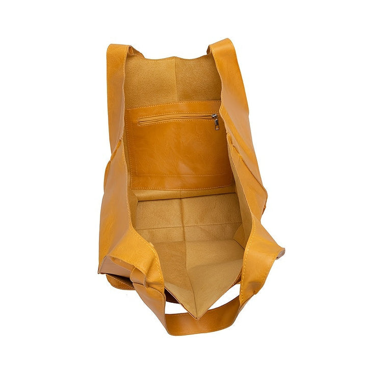 Grote RetroWave Strandtas – Elegant en Functioneel
