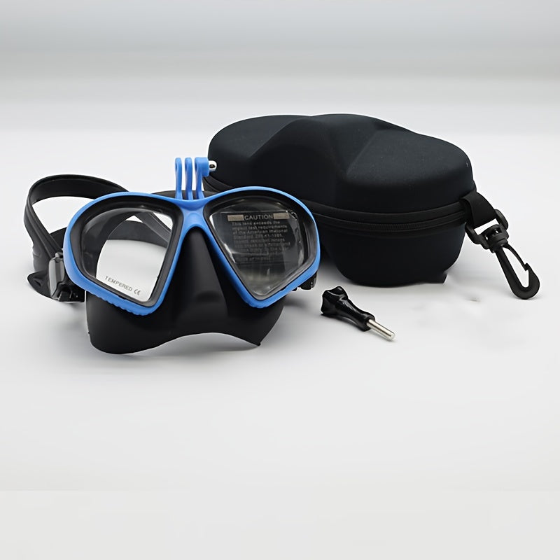 Gehard Duikmasker met Etui - Duikbril met Antifog en Camerahouder
