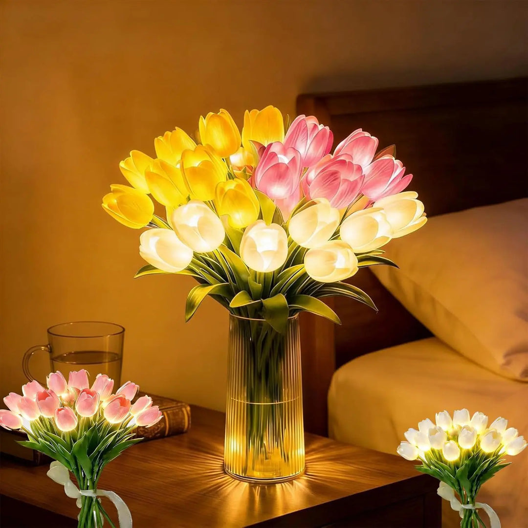Gezellige LED-bloemlamp voor warme sfeerverlichting