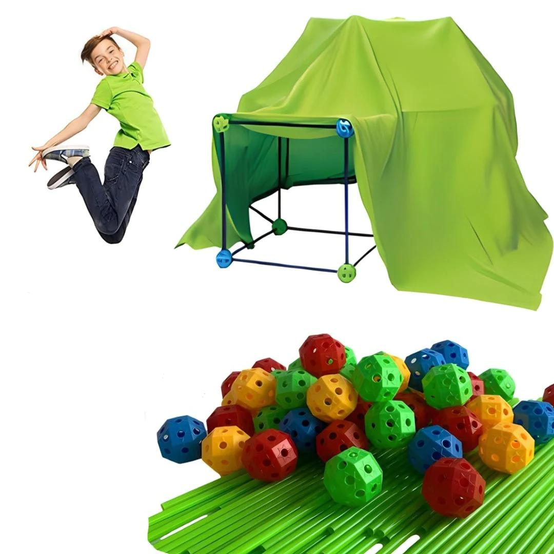 Duurzame en creatieve speeltent