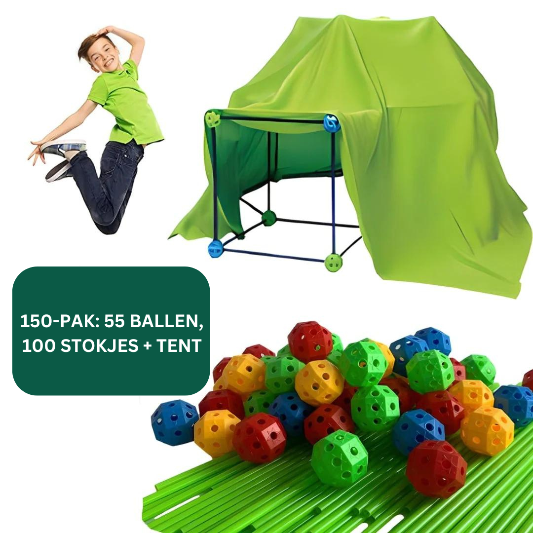 Duurzame en creatieve speeltent