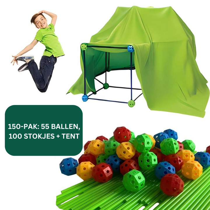 Duurzame en creatieve speeltent