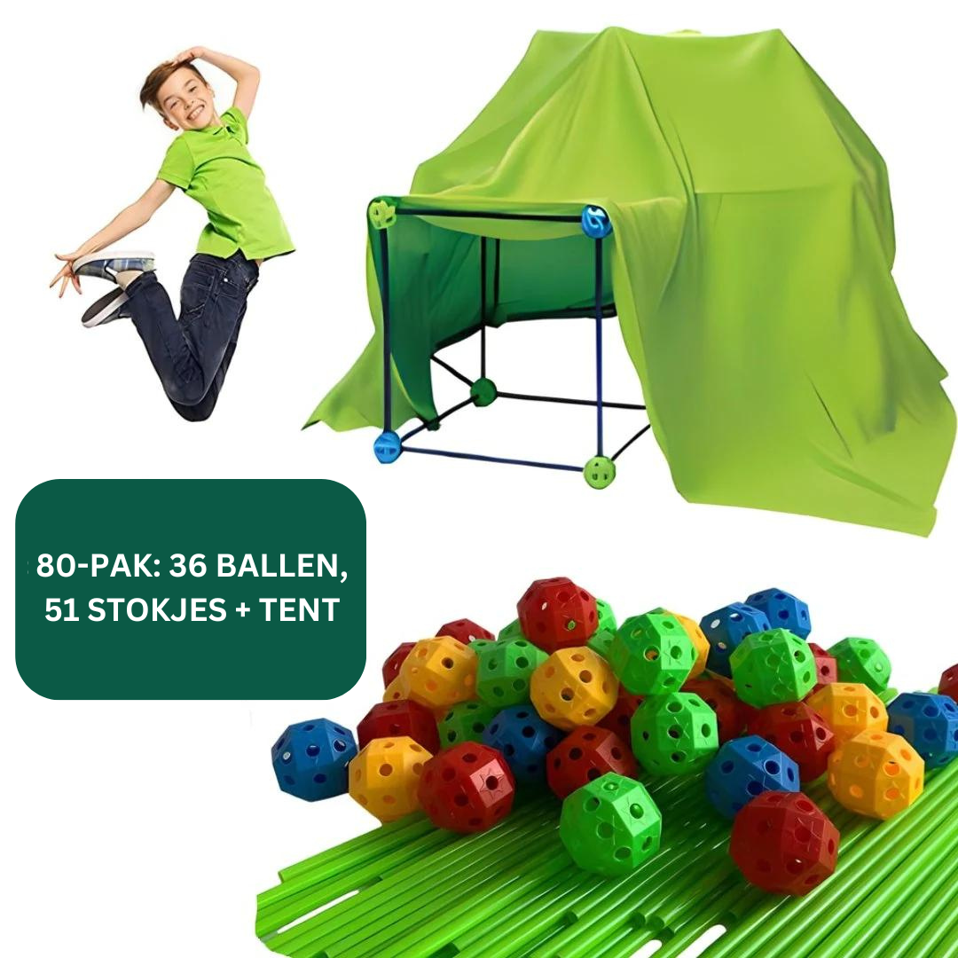 Duurzame en creatieve speeltent