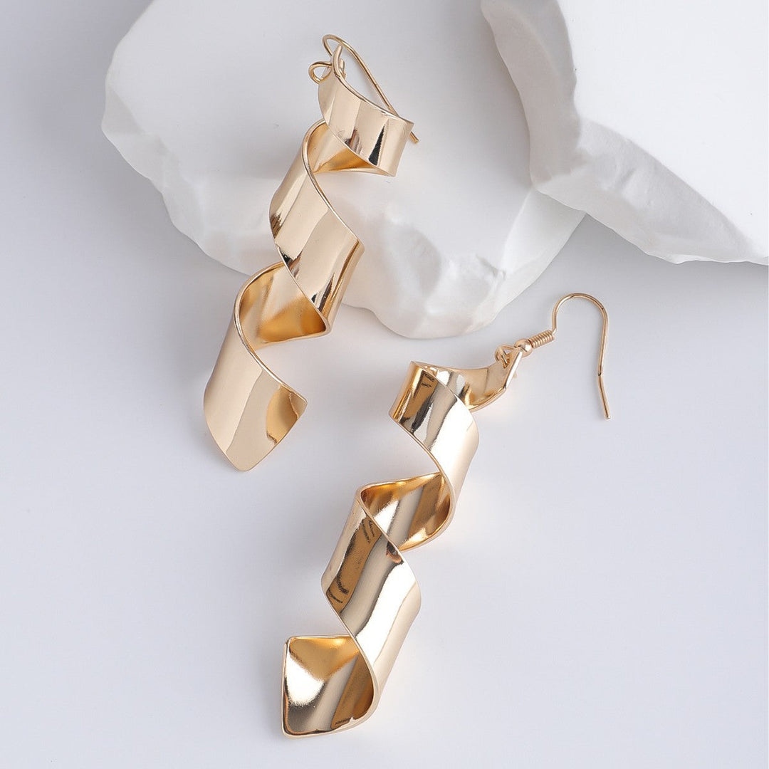 Smooth Irregular Thread Earrings For Women