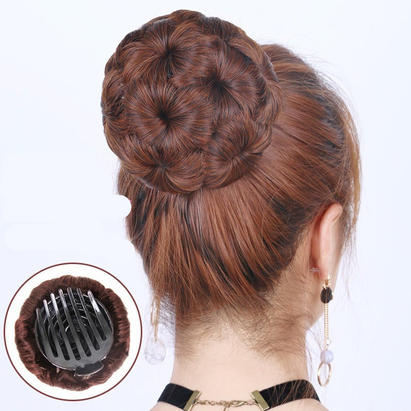 Bloemvormige Haarclip met Extensions – Fiora