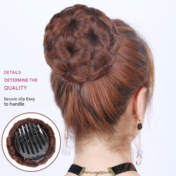 Bloemvormige Haarclip met Extensions – Fiora