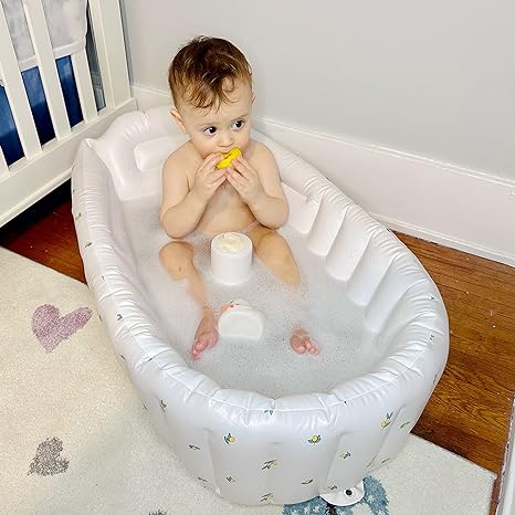 Opblaasbaar Reisbadje voor Baby's – BubbleNest