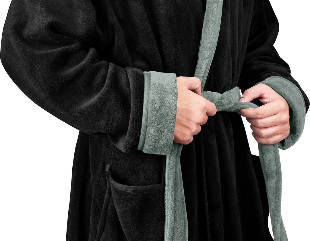 Comfortabele Heren Fleece Badjas - Harry