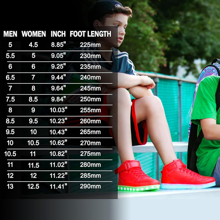 Trendy LED Sneakers met Oplaadbare Verlichting - LumaBoost