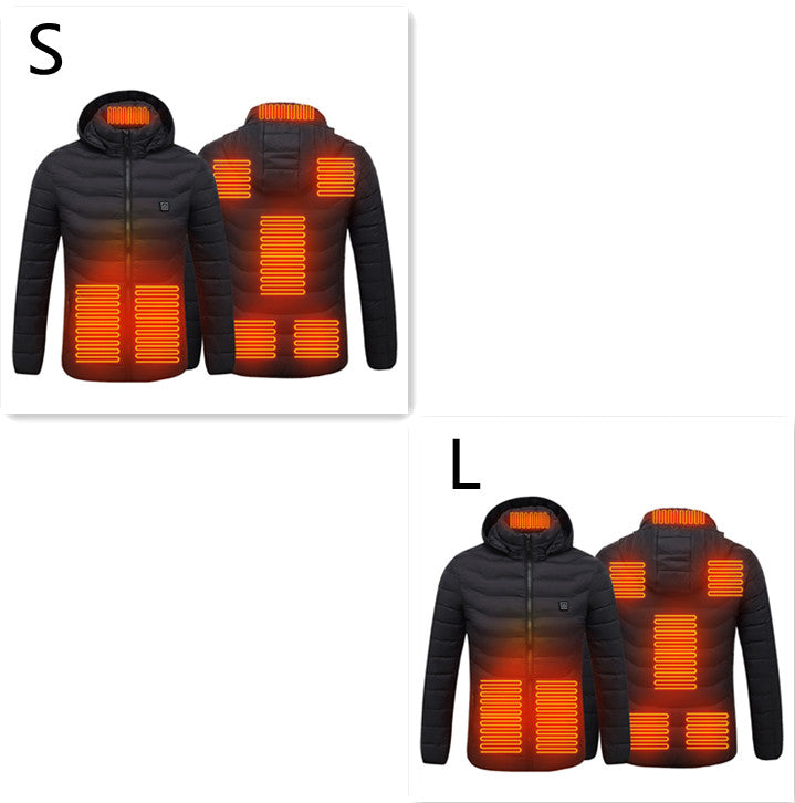 Verwarmde jas met 8 zones in voordeelset van 2 stuks