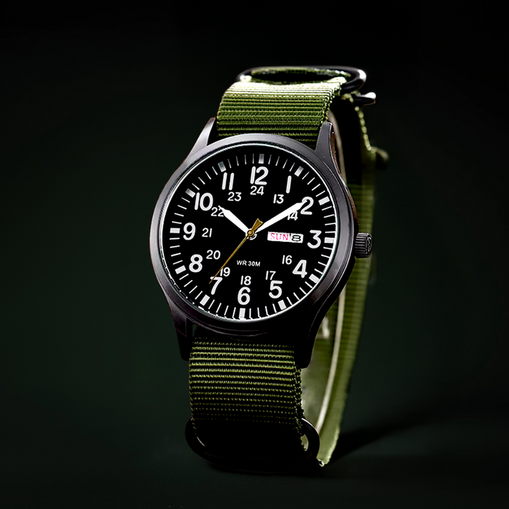 Herenhorloge Outdoor – Waterdicht 100m, Krasbestendig Saffierglas