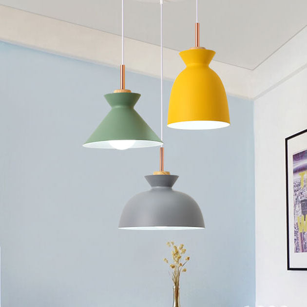 AuroraLite Scandinavische Hanglamp | Design in Metaal | 1-Lichts | Moderne Kleuropties