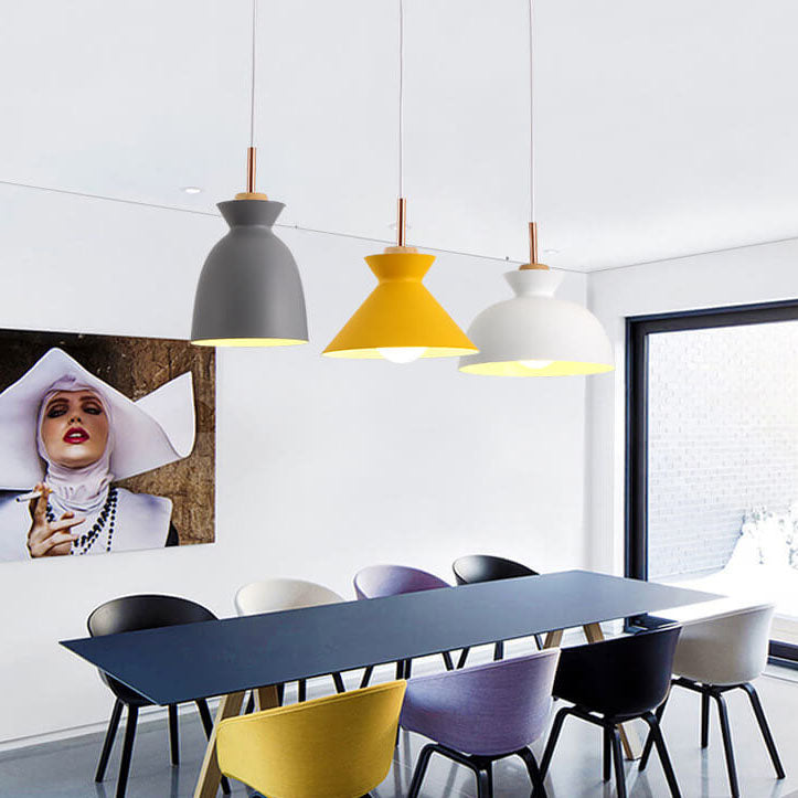 AuroraLite Scandinavische Hanglamp | Design in Metaal | 1-Lichts | Moderne Kleuropties