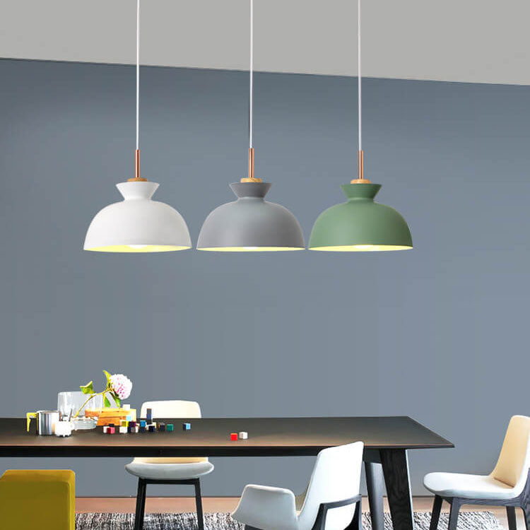 AuroraLite Scandinavische Hanglamp | Design in Metaal | 1-Lichts | Moderne Kleuropties