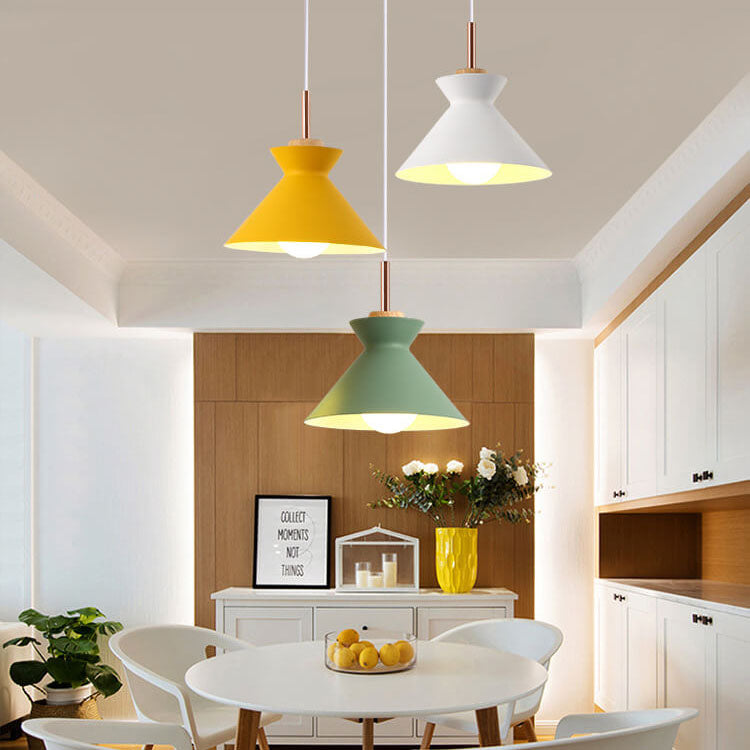 AuroraLite Scandinavische Hanglamp | Design in Metaal | 1-Lichts | Moderne Kleuropties