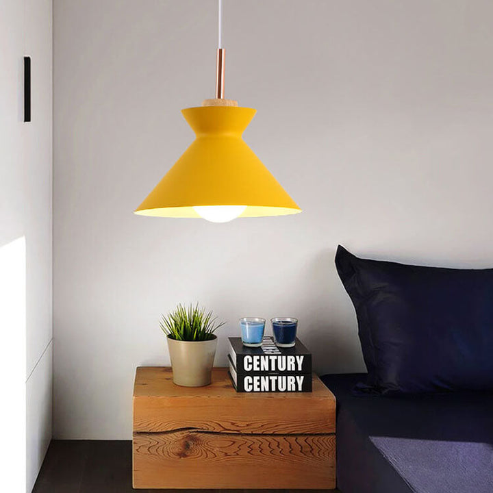 AuroraLite Scandinavische Hanglamp | Design in Metaal | 1-Lichts | Moderne Kleuropties