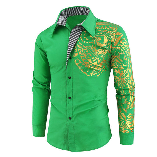 Herenoverhemd met Gouden Details – Darius