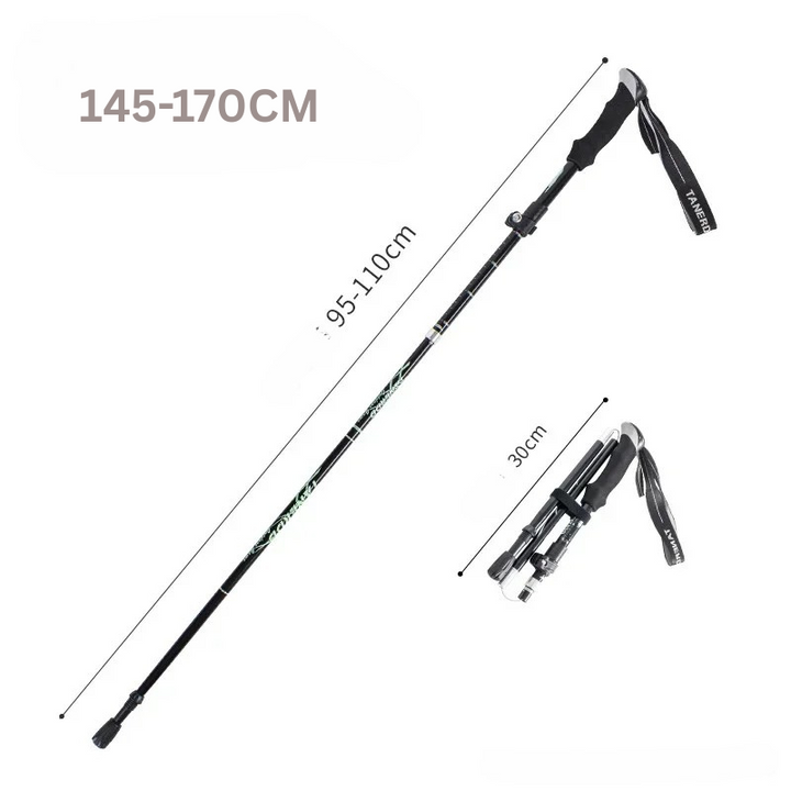 Opvouwbare Telescopische Wandelstok van Aluminium voor Outdoor & Senioren