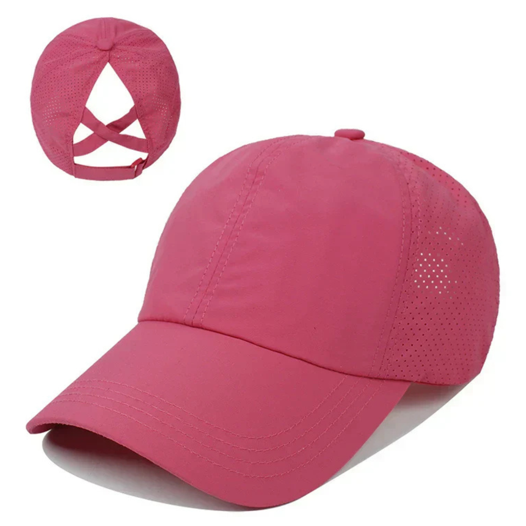 Ademende unisex mesh sport baseballpet met verstelbare pasvorm