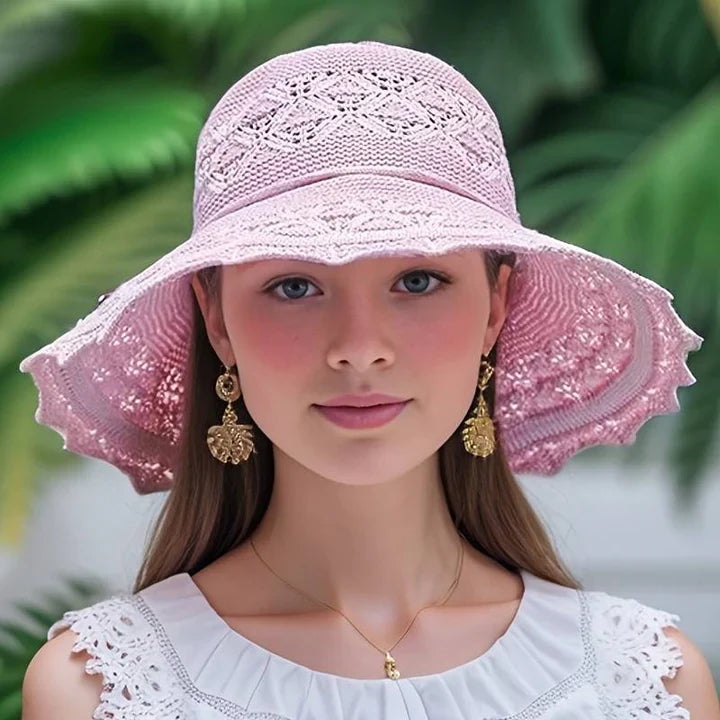 Elegante Zonnehoed Met Brede Rand