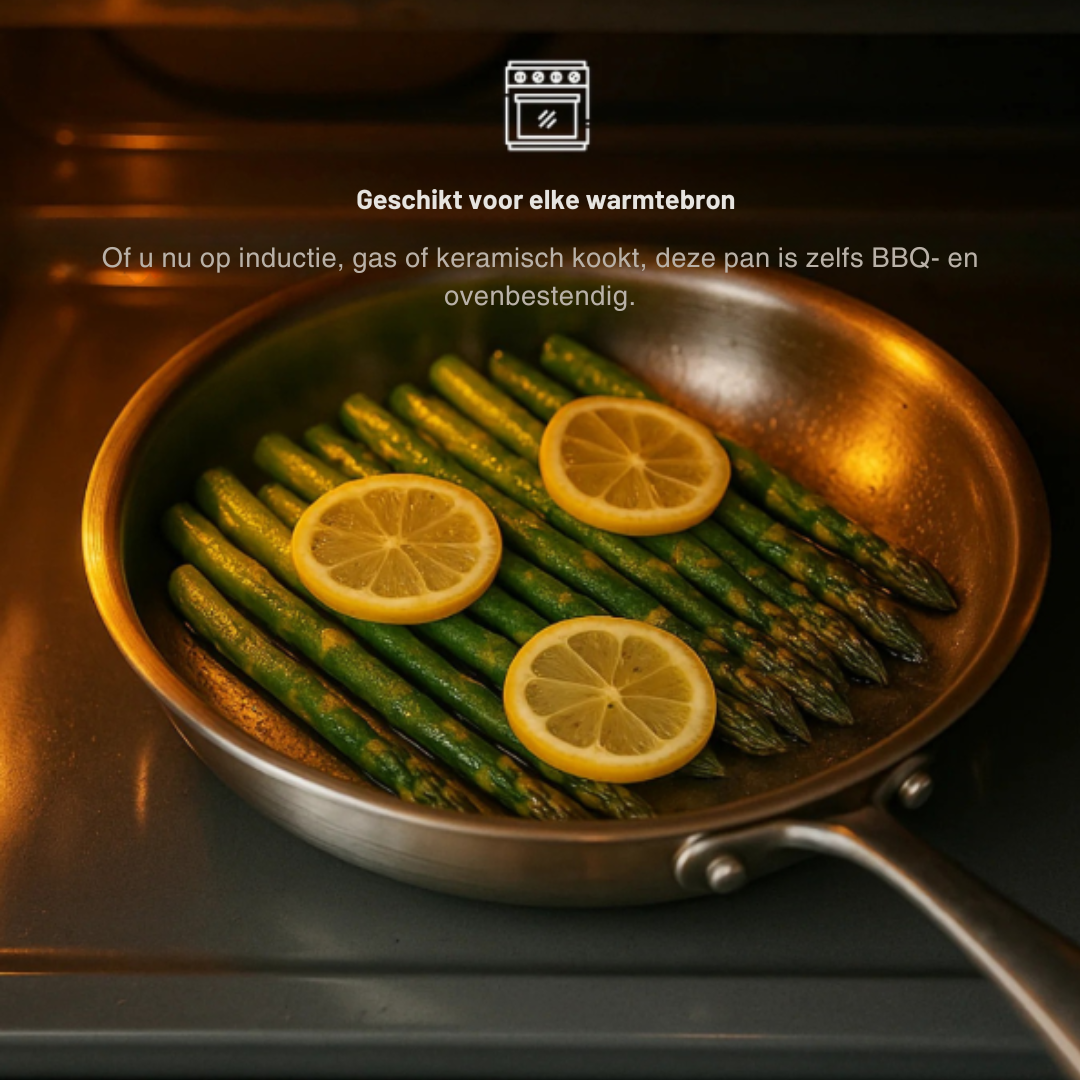 Titanium Pannenset – Pan, Keukengerei & Snijplank | Essentials voor een Duurzame Keuken