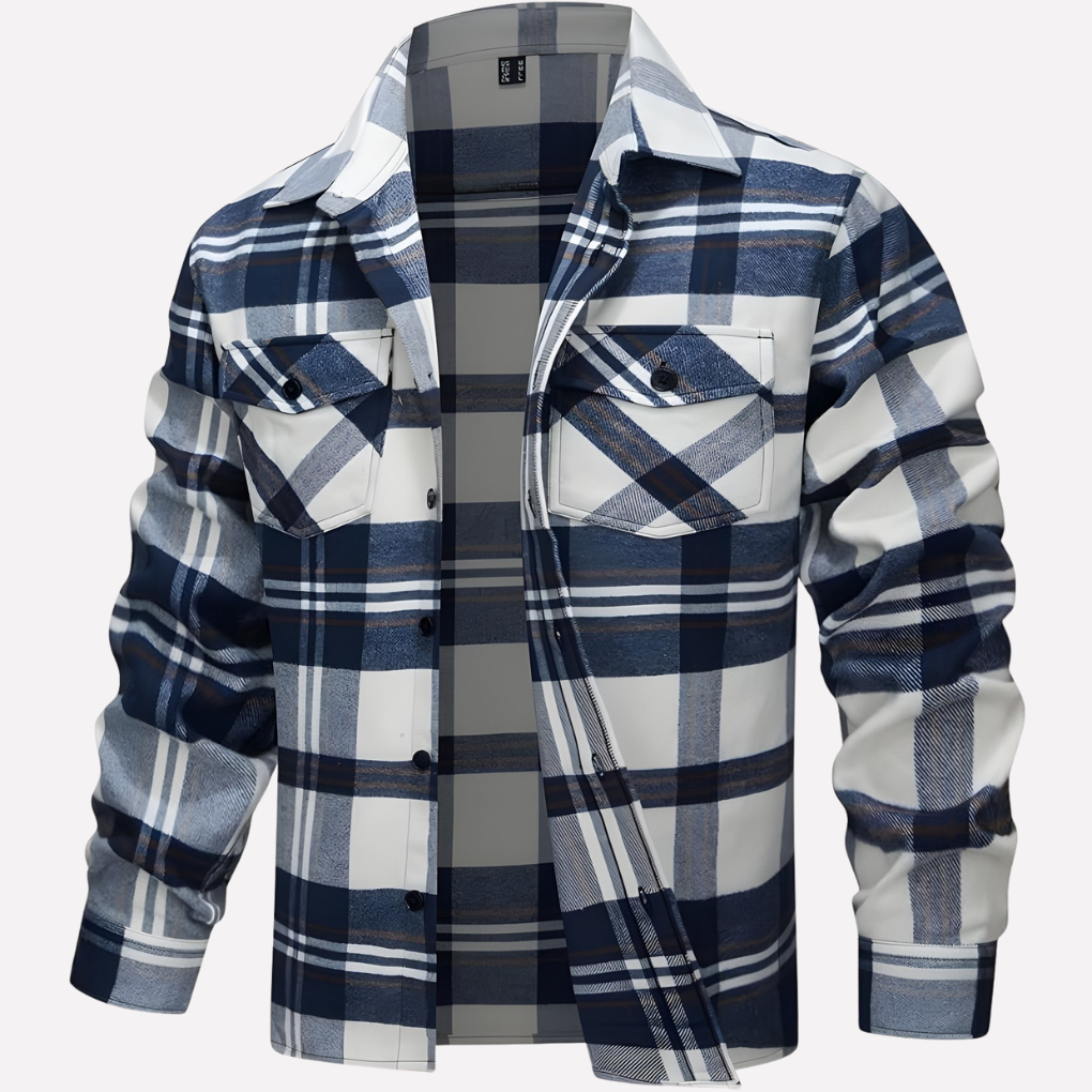 Heren Plaid Flanellen Shirt