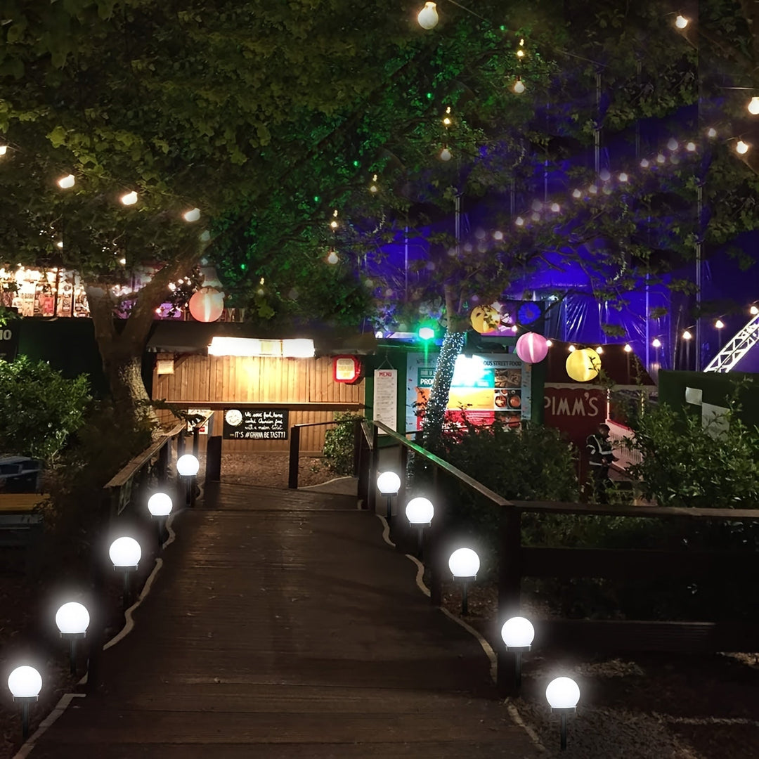 LED-solar tuinlampen – Bolvormige verlichting voor paden en tuinen