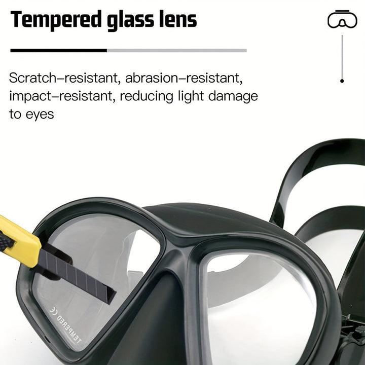 Gehard Duikmasker met Etui - Duikbril met Antifog en Camerahouder