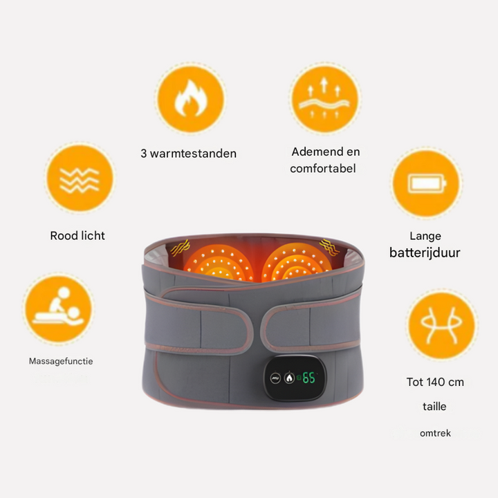 Massagegordel met Rood Licht Warmte