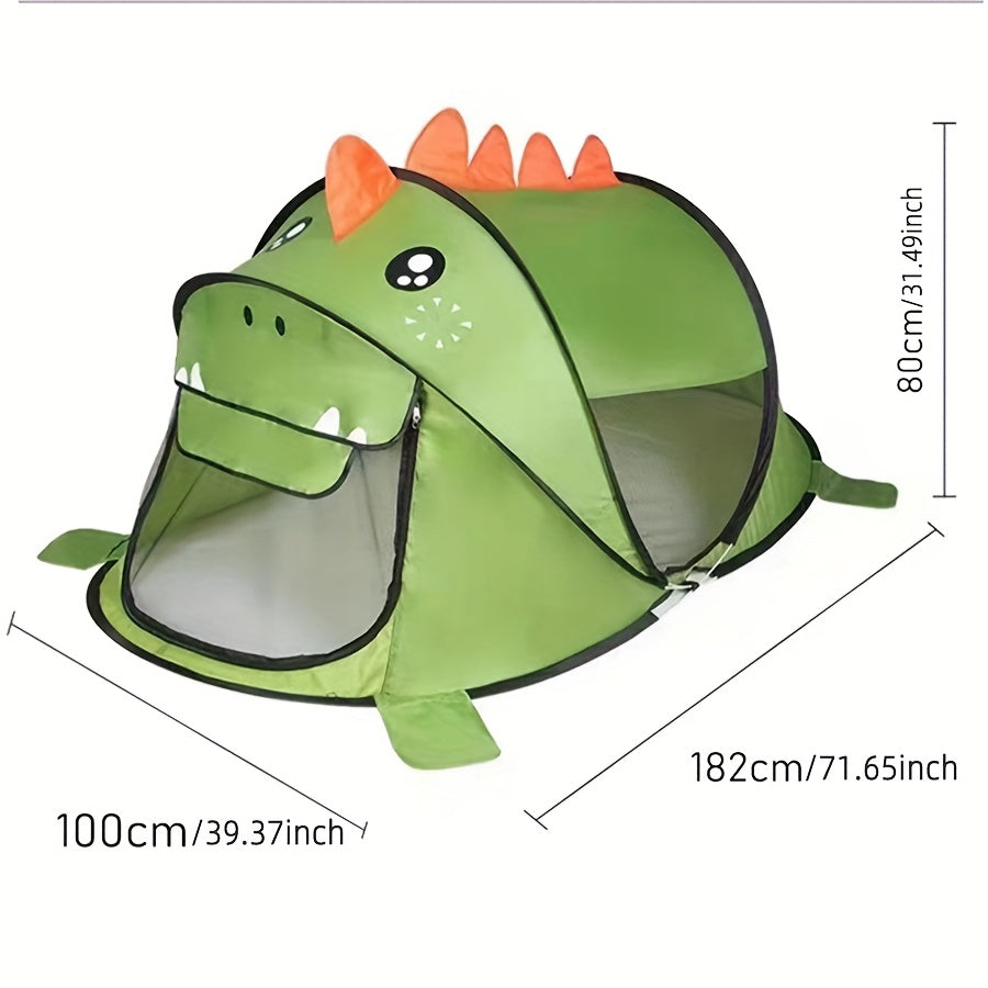 Set pop-up speeltenten voor kinderen met dinosaurussen, haaien en beren met UPF 50 zonbescherming – Ademend en draagbaar voor baby's en peuters