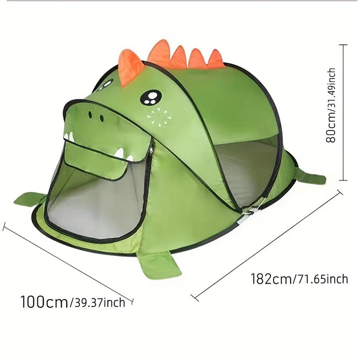 Set pop-up speeltenten voor kinderen met dinosaurussen, haaien en beren met UPF 50 zonbescherming – Ademend en draagbaar voor baby's en peuters