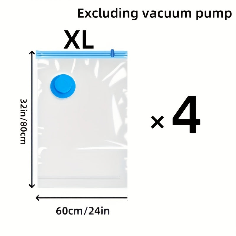 Set Vacuümzakken Extra Large – Herbruikbaar, Waterdicht en Ruimtebesparend