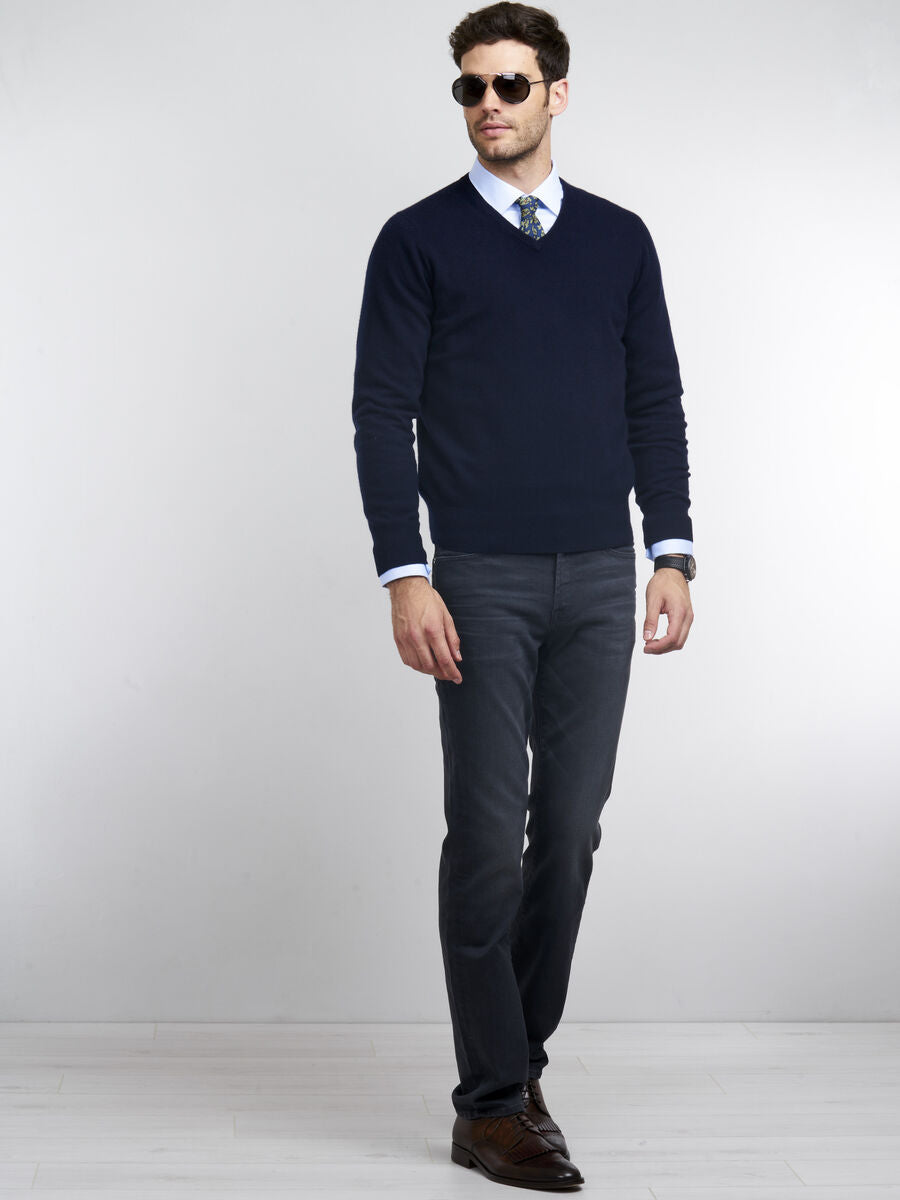 Comfortabel heren sweater van kasjmier