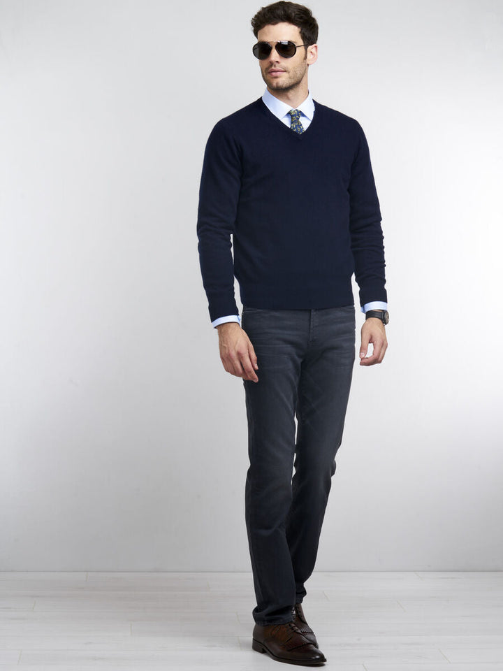 Comfortabel heren sweater van kasjmier