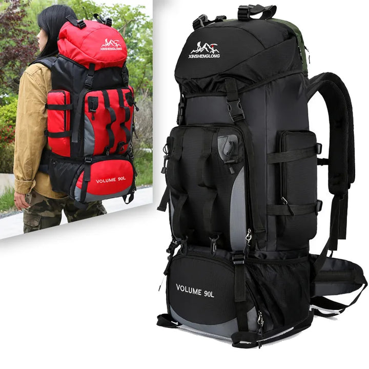 Waterafstotende Kampeer- en wandelrugzak backpack rugzak 90L