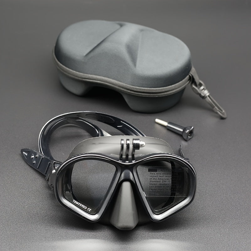 Gehard Duikmasker met Etui - Duikbril met Antifog en Camerahouder