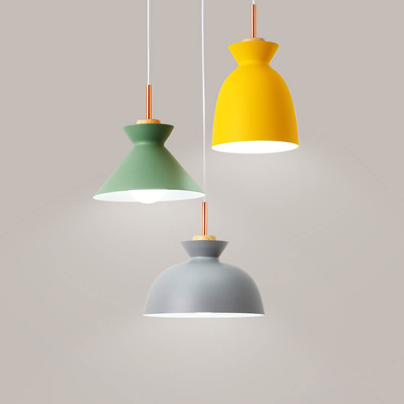 AuroraLite Scandinavische Hanglamp | Design in Metaal | 1-Lichts | Moderne Kleuropties