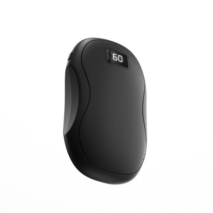 Oplaadbare handwarmer met digitaal display, aan twee kanten warm