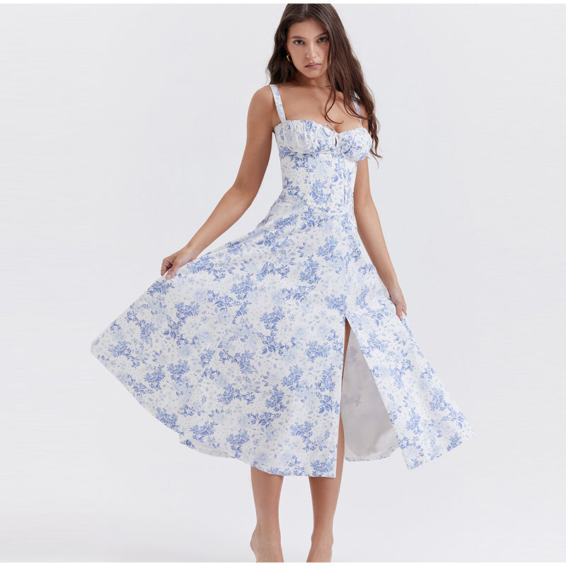 
                  
                    Lorivelle – Midi Jurk met Elegant Silhouet en Tijdloze Stijl - SkinzLine
                  
                