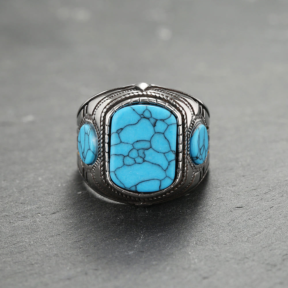 Turkoois Herenring – Thorin