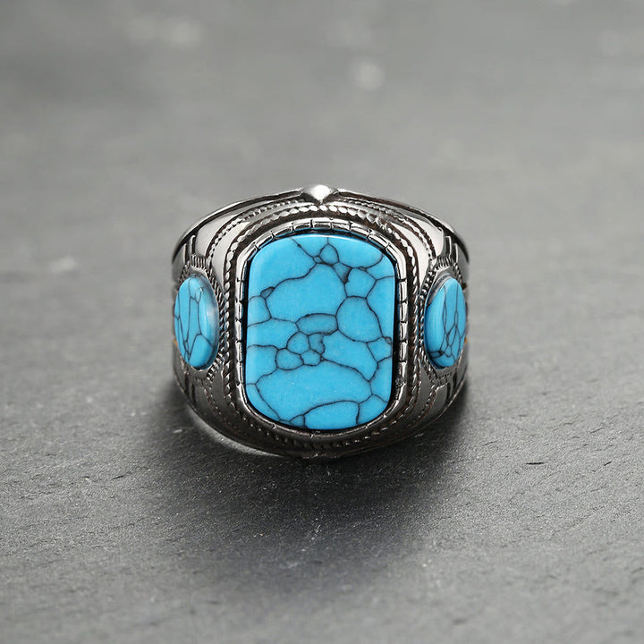 Turkoois Herenring – Thorin