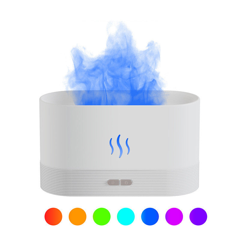 Aroma diffuser met vlameffect, rustige of levendige vlam