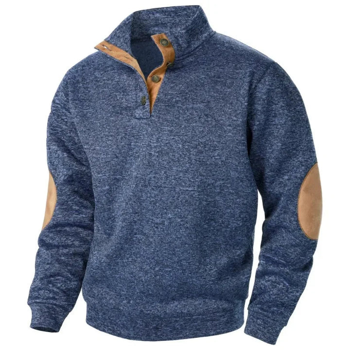 Heren V-hals Sweatshirt voor Outdoor & Casual Stijl