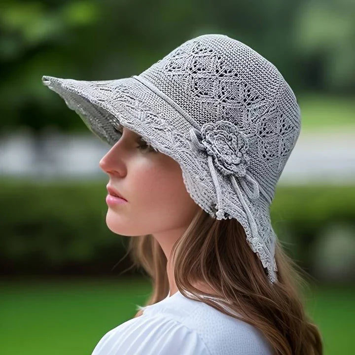 Elegante Zonnehoed Met Brede Rand