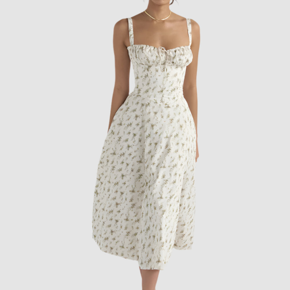 Lorivelle – Midi Jurk met Elegant Silhouet en Tijdloze Stijl - SkinzLine