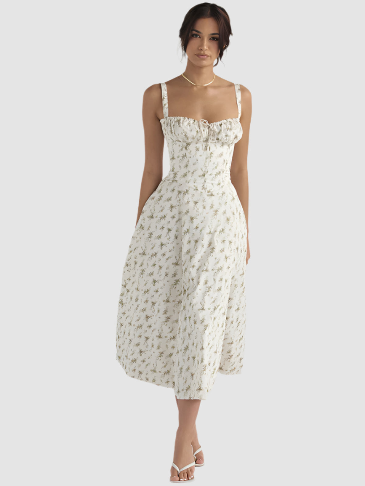 Lorivelle – Midi Jurk met Elegant Silhouet en Tijdloze Stijl - SkinzLine